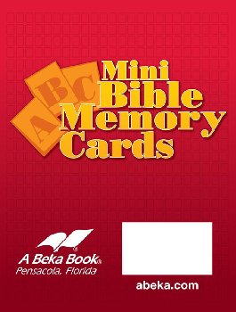 Mini ABC Bible Memory Cards