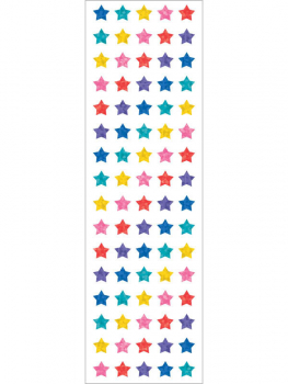 Multi Micro Sparkle Star Stickers (2 sheets)
