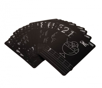 Chalkboard Numbers Flash Card Set 5" x 7" (Reversible)