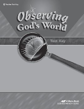 Observing God's World Test Key (4th Edition)