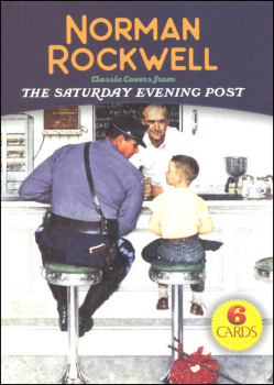 Norman Rockwell Small Format Art Postcard Book