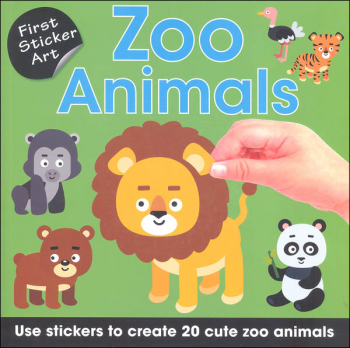 First Sticker Art: Zoo Animals