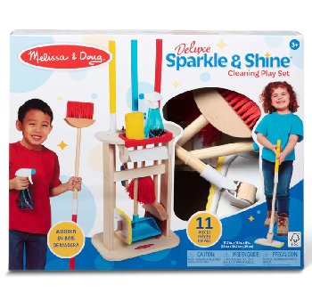 Deluxe Sparkle & Shine Cleaning Playset