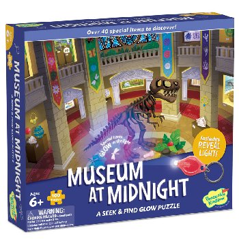 Seek & Find Glow Puzzles - Museum at Midnight