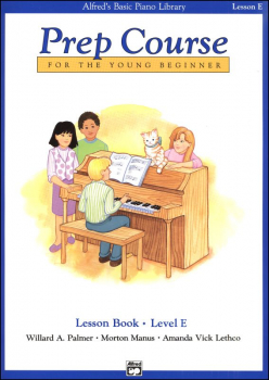 Alfred's Prep Course Level E Lesson Book
