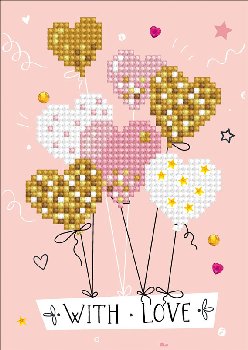 Greeting Cards - Love Balloons