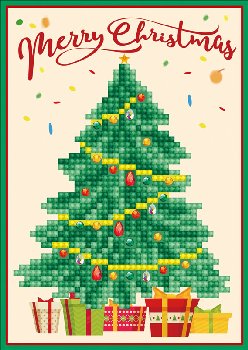 Greeting Cards - Merry Christmas Tree