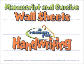Reason for Handwriting Manuscript /Cursive Wall Sheets
