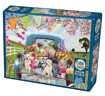 Country Truck in Spring Puzzle (500 piece)