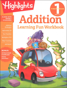 First Grade Addition Learning Fun Workbook