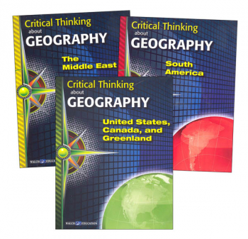 Critical Thinking About Geography Series -  3 Book Set