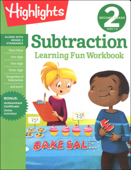 Second Grade Subtraction Learning Fun Workbook