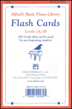 Alfred's Basic Course Flash Cards Levels 1A & 1B
