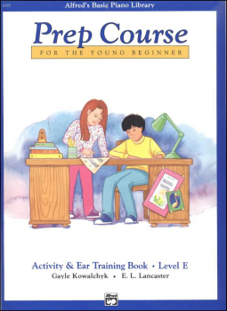 Alfred's Prep Course Level E Activity & Ear Training Book