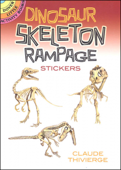 Dinosaur Skeleton Rampage Stickers