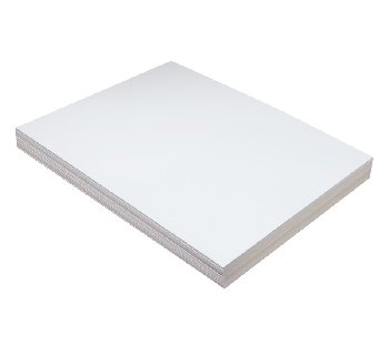 Tag Stock - White 9" x 12" 100 sheets 125 lb