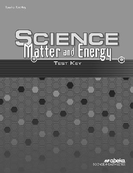 Science: Matter and Energy Test Key