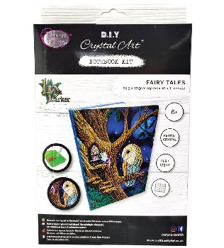 Crystal Art Notebook Kit - Owl and Fairy Tree