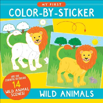 My First Color-By-Sticker - Wild Animals