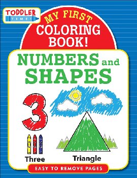 My First Coloring Book - Numbers and Shapes