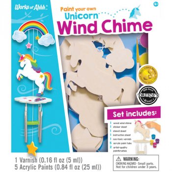 Paint Your Own Unicorn Wind Chime Paint Kit