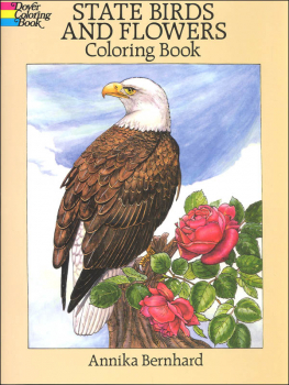 State Birds & Flowers Coloring Book