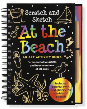 At the Beach Trace-Along Scratch and Sketch Activity Book