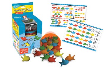 Dr. Seuss Counting Fish with Cups (50 Fish & 5 Cups)