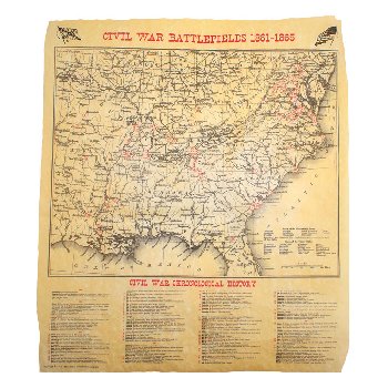 Civil War Battlefield Map