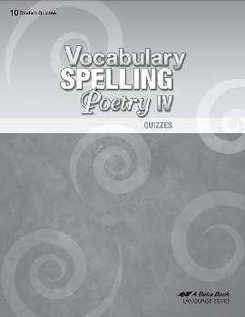Vocabulary, Spelling, Poetry IV Quizzes