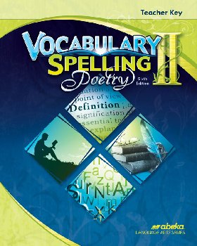 Vocabulary, Spelling, Poetry II Teacher Key