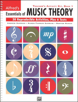 Essentials of Music Theory Teacher Activity Kit Book 1