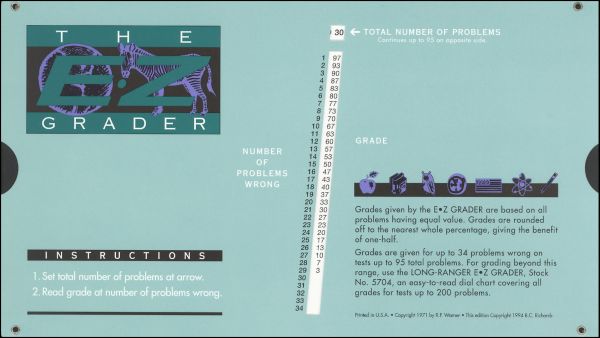 E-Z Grader - Original Teal