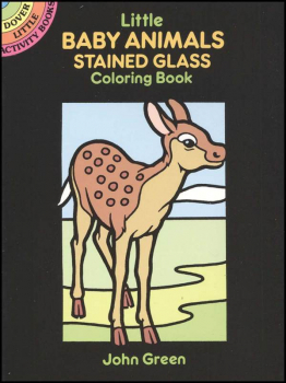 Baby Animals Little Stained Glass Coloring Book