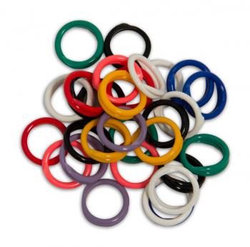 Spiral Round Plastic Fasteners 30 Med-Small (9/16")