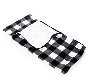 Black & White Sleeping Bag Accessory for 18 Inch Dolls
