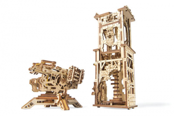 Ugears 3D Wooden Mechanical Model Archballista Tower