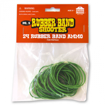 Rubber Bands for Pistols (package of 24)
