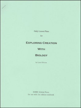 Daily Lesson Plans for Exploring Creation with Biology (1st Edition)