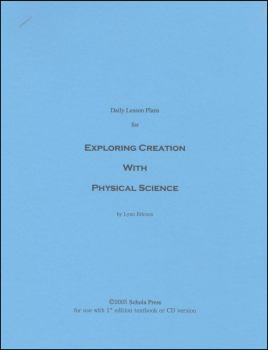 Daily Lesson Plans for Exploring Creation with Physical Science (1st Edition)