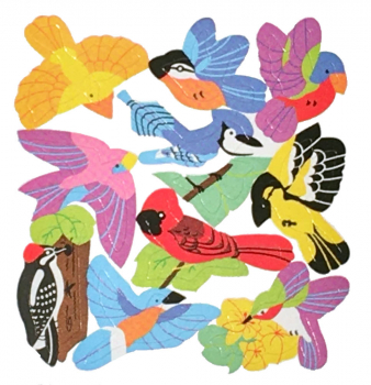 Birds Stickers (Kromekote)