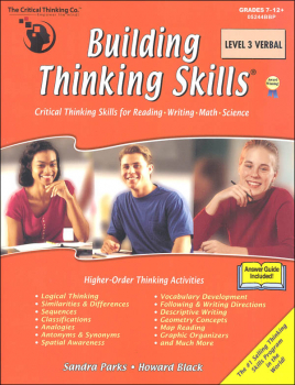 Building Thinking Skills Book 3 Verbal with Answers