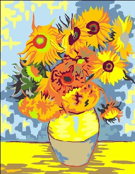 Acrylic Painting by Number - Sunflower Level 2