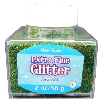 Extra Fine Glitter - Emerald 2oz