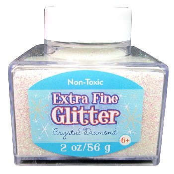 Extra Fine Glitter - Crystal Diamond 2oz