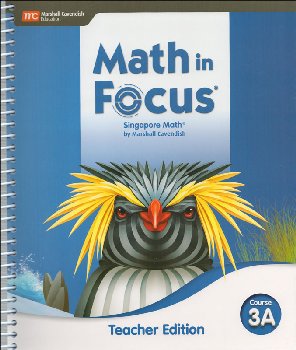 Math in Focus 2020 Teacher Edition Course 3A