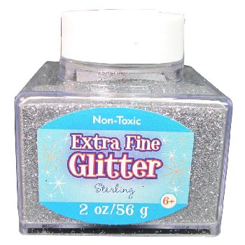 Extra Fine Glitter - Sterling 2oz