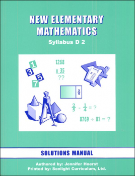 New Elementary Math 2 Solution Manual