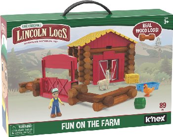 Lincoln Logs Fun on the Farm Building Set (102 pieces)