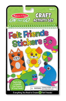 On the Go - Felt Friends Stickers